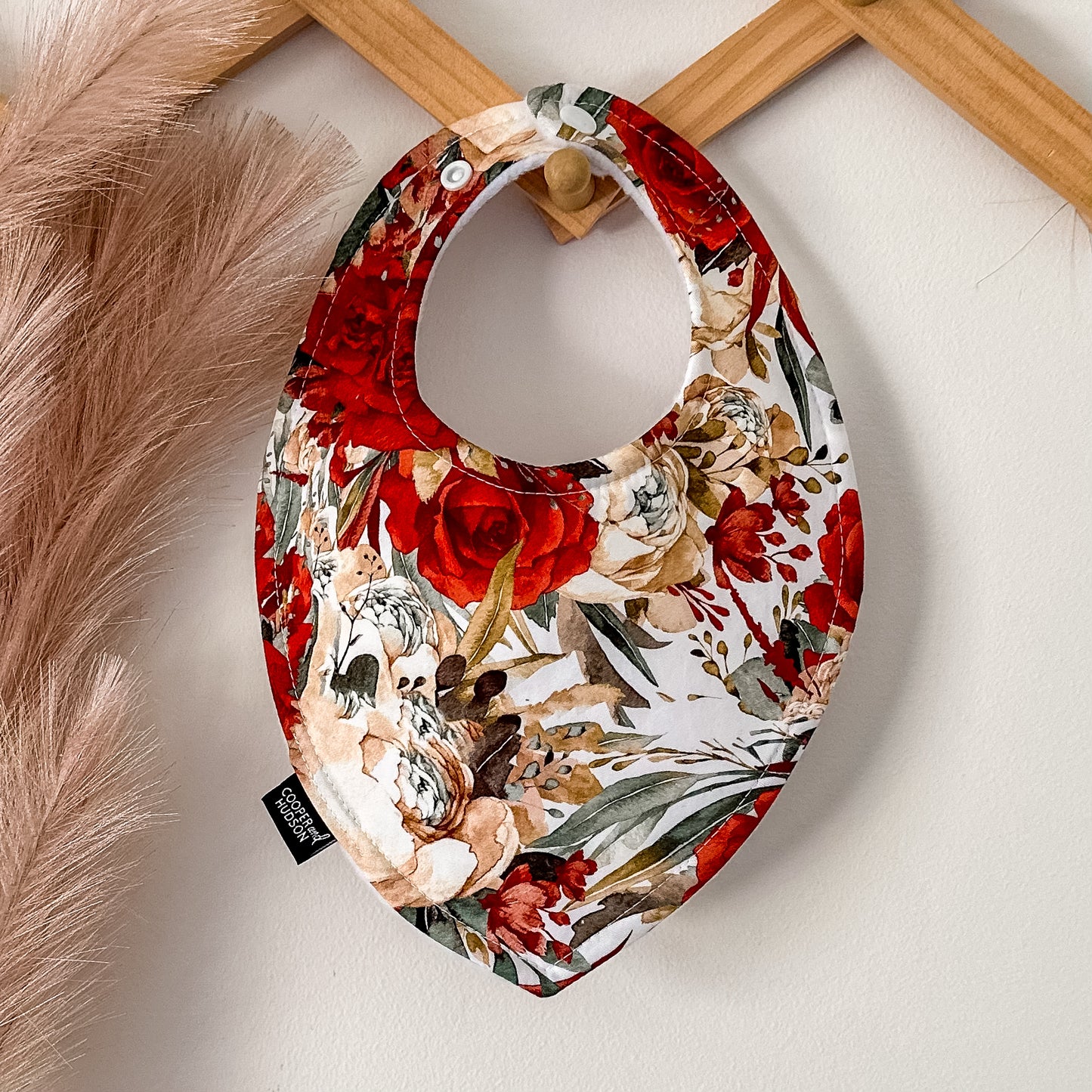 Christmas Floral Bibs