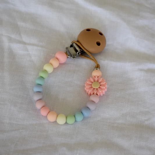Daisy Dummy Clip | Pastel Rainbow