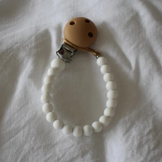 Silicone Dummy Clip | White
