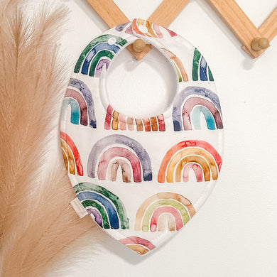 Retro Rainbow Bibs