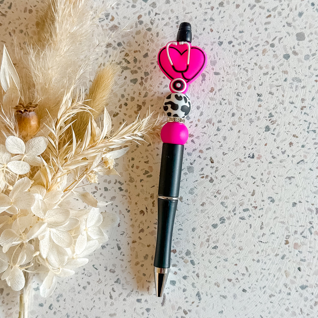 Hot Pink Stethoscope Pen