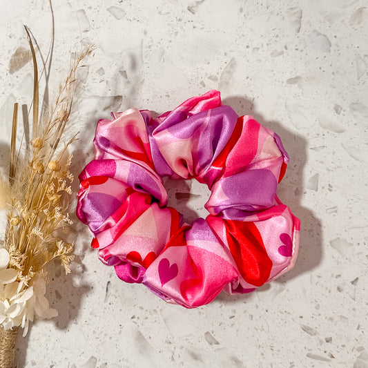 Luxe Satin Scrunchies | Heart Me Valentines