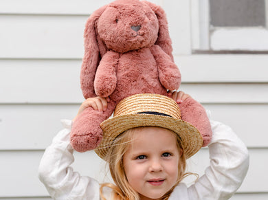 ‘ORIGINAL’ Stuffed Animals | Soft Plush Toys Australia | Dusty Pink Bunny- Bella Bunny Huggie