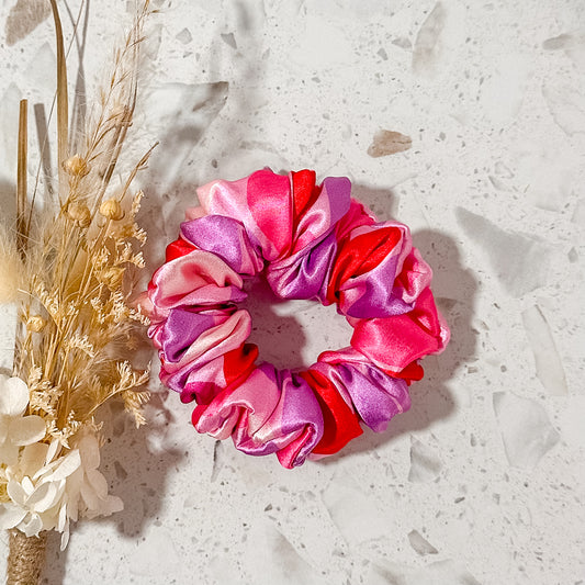 Mini Satin Scrunchies | Heart Me Valentines