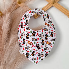Load image into Gallery viewer, Christmas Dachshund Bibs