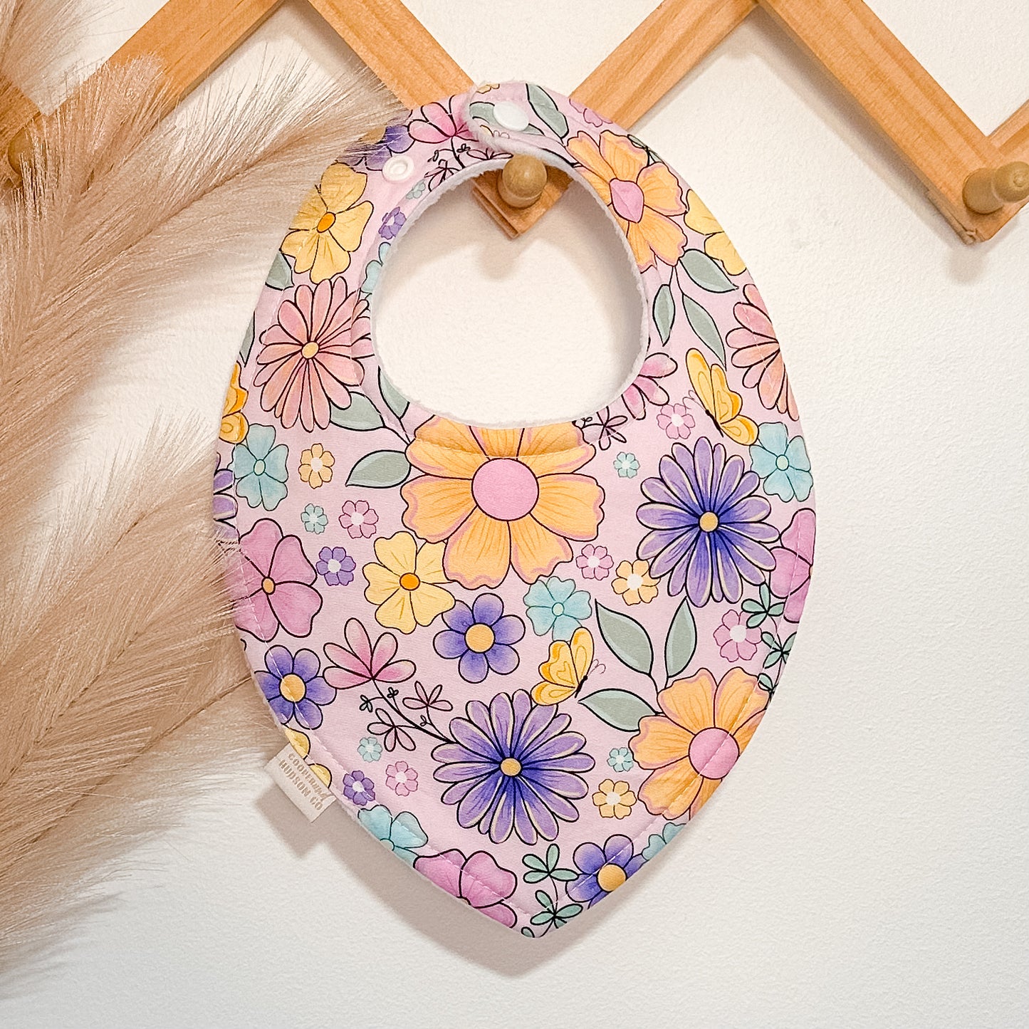 Maggie Floral Bibs