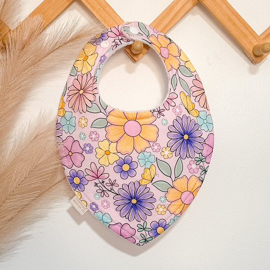 Maggie Floral Bibs