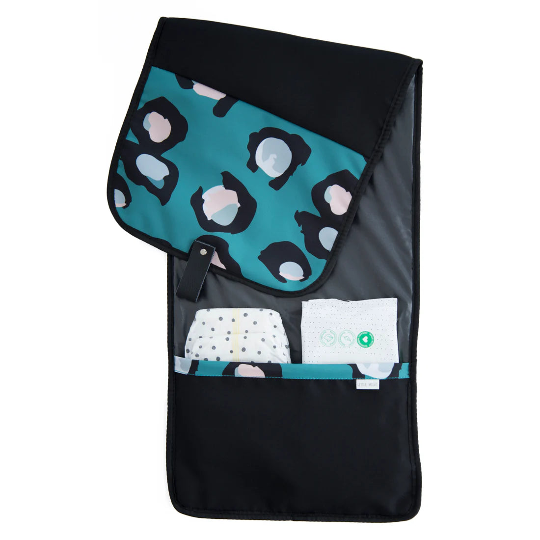 Nappy Baby Change Mat Travel Clutch | Green Envy