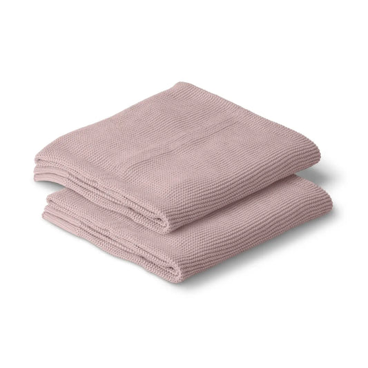 Cotton Classic Knit Baby Blanket - Blossom