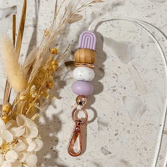 Arch Lanyard | Lilac Speckle
