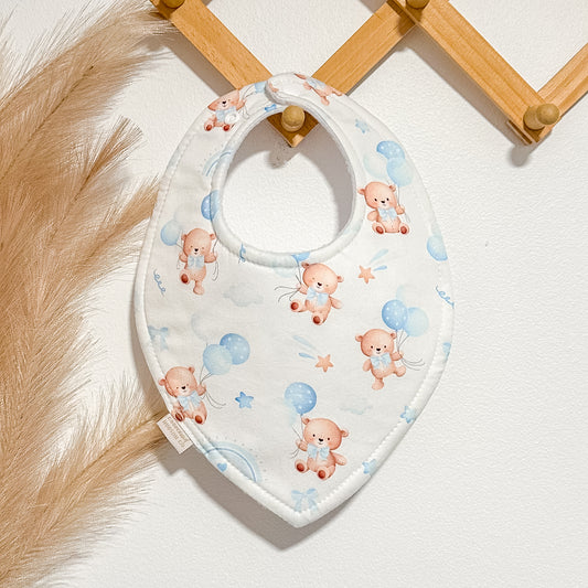Balloon Bear Bibs | Blue