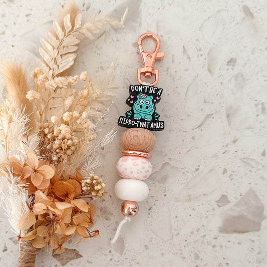 ‘Don’t be a Hippo-Twat Amus’ Keyring