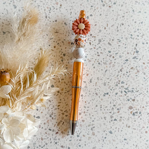 Clay Daisy Floral Pen