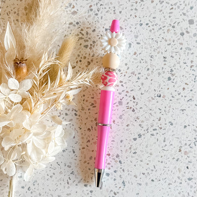 Pink Leopard Pen