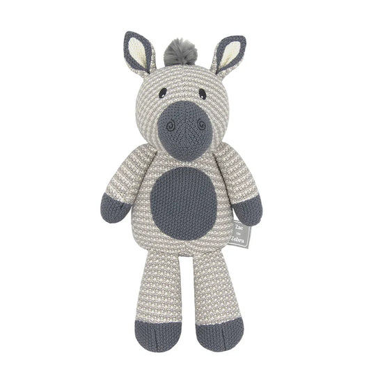 Knitted Toy - Zac the Zebra