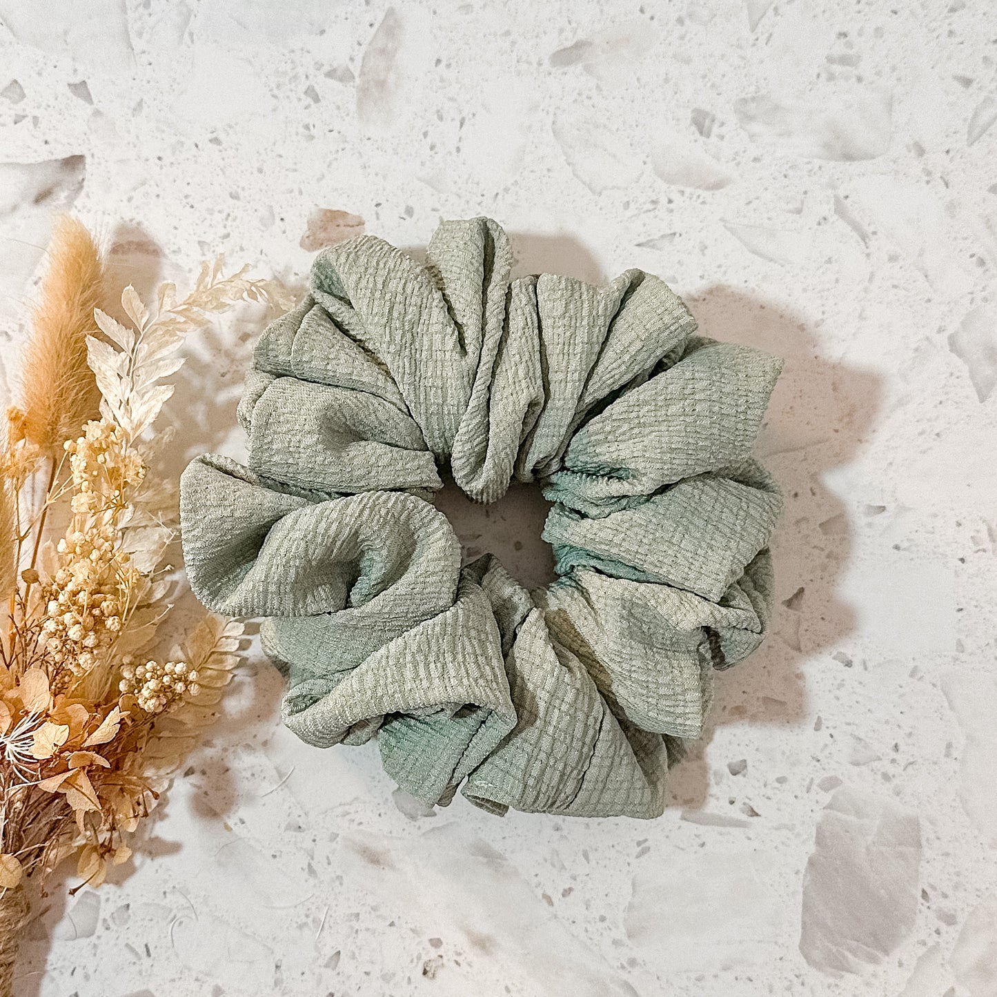 Luxe Scrunchies | Crepe | Sage