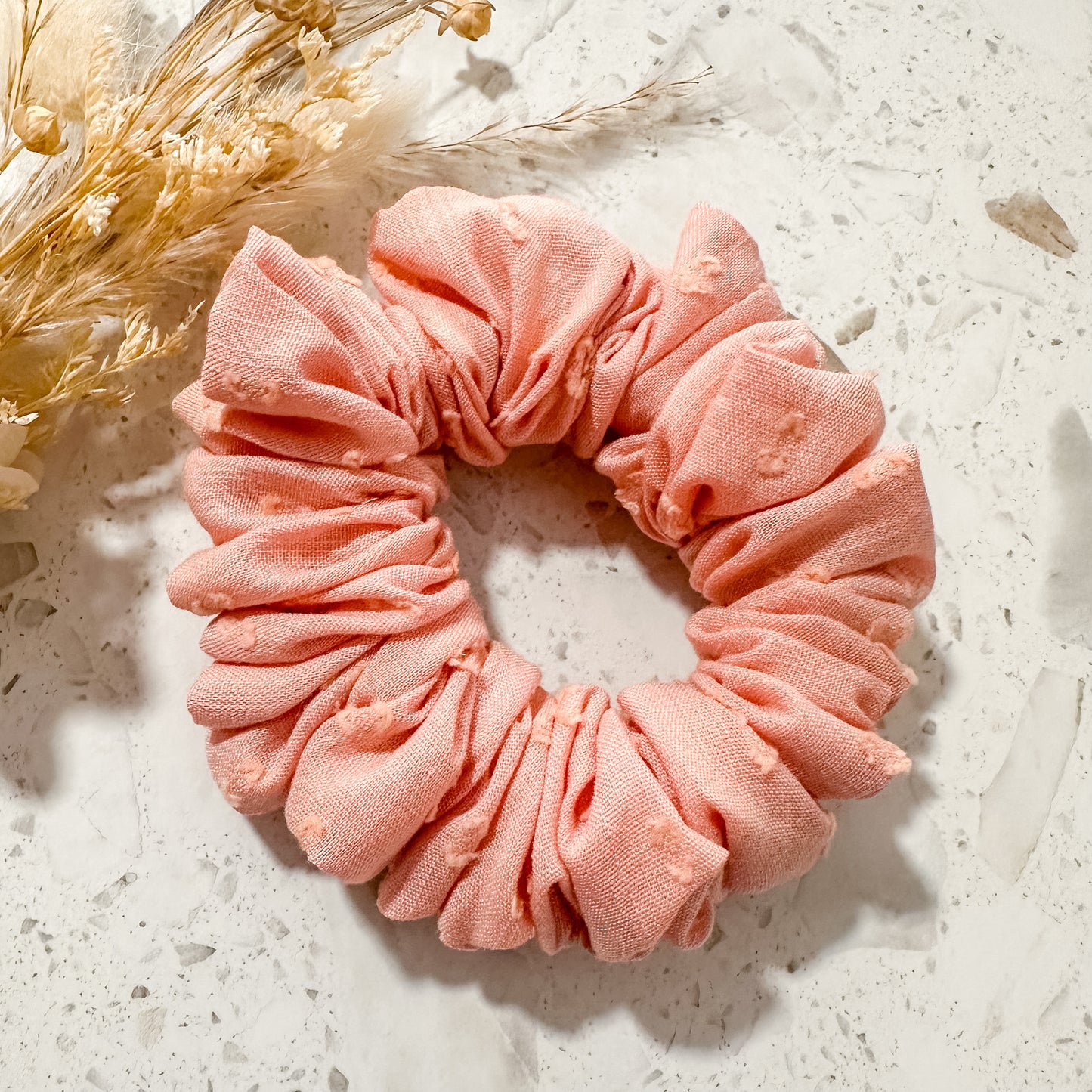 Mini Scrunchies | Textured | Blush