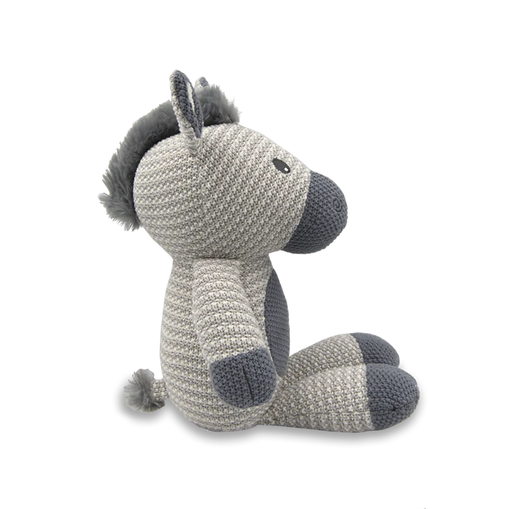 Knitted Toy - Zac the Zebra