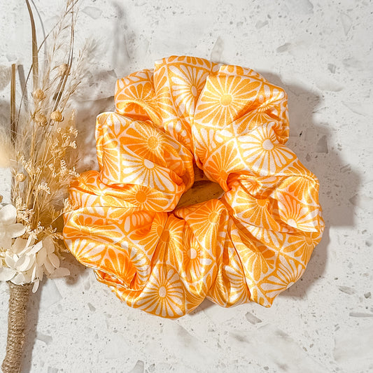 Mega Satin Scrunchies | Summer Sun