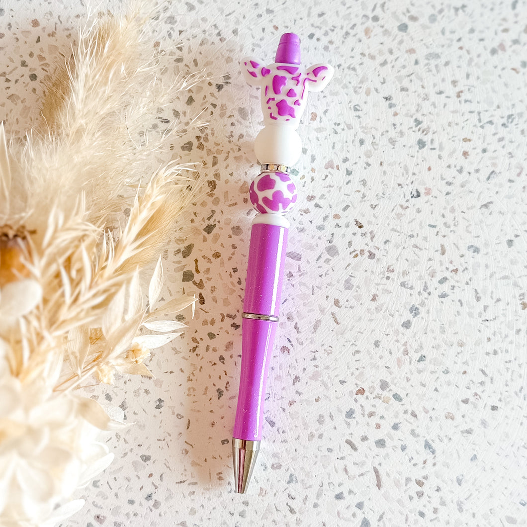 Cow Head Pen | Purple