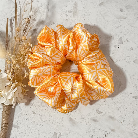Luxe Satin Scrunchies | Summer Sun