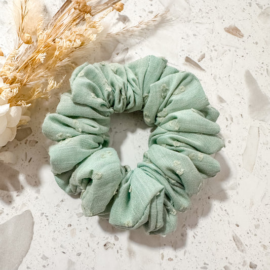 Mini Scrunchies | Textured | Green
