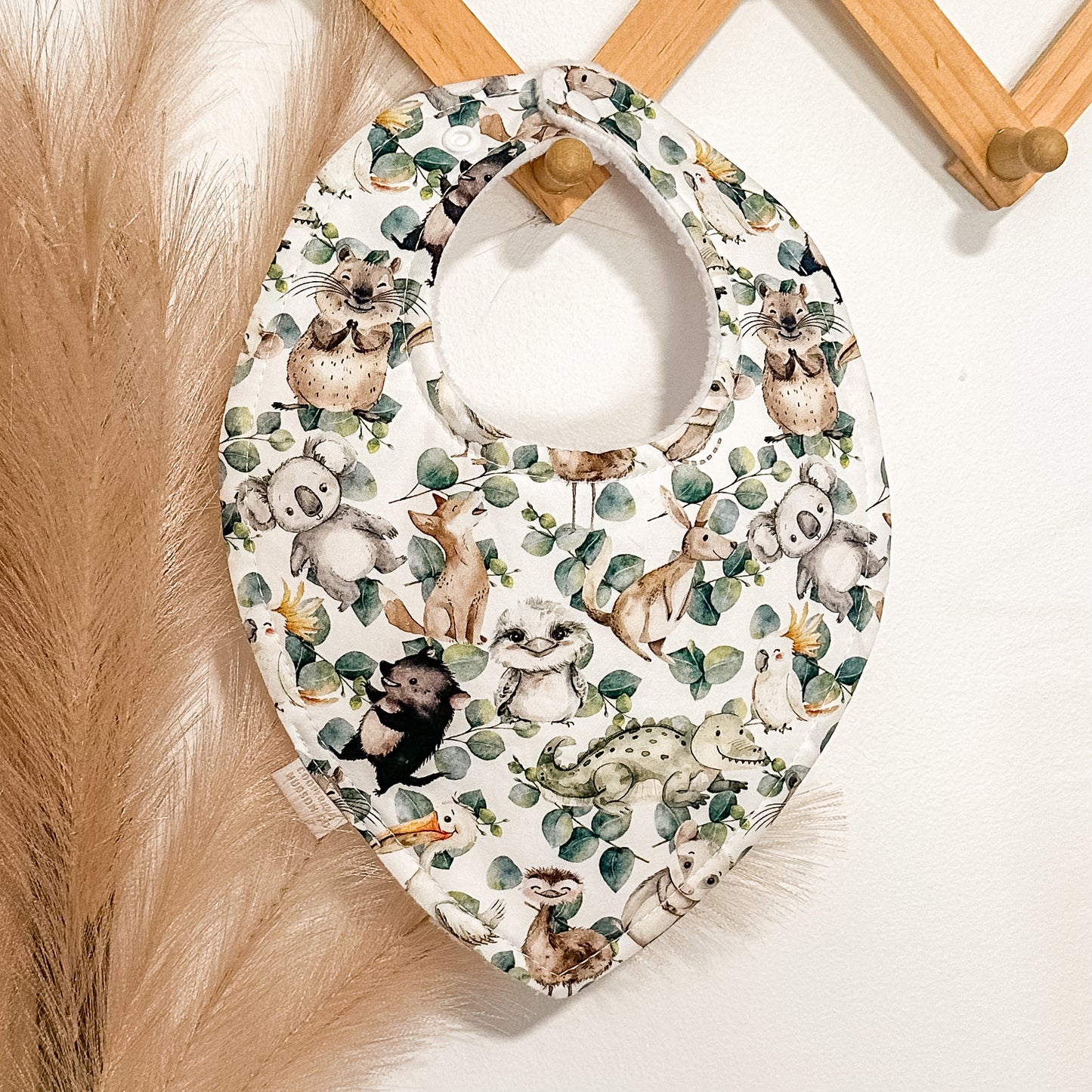Cute Aussie Animal Bibs | Eucalyptus