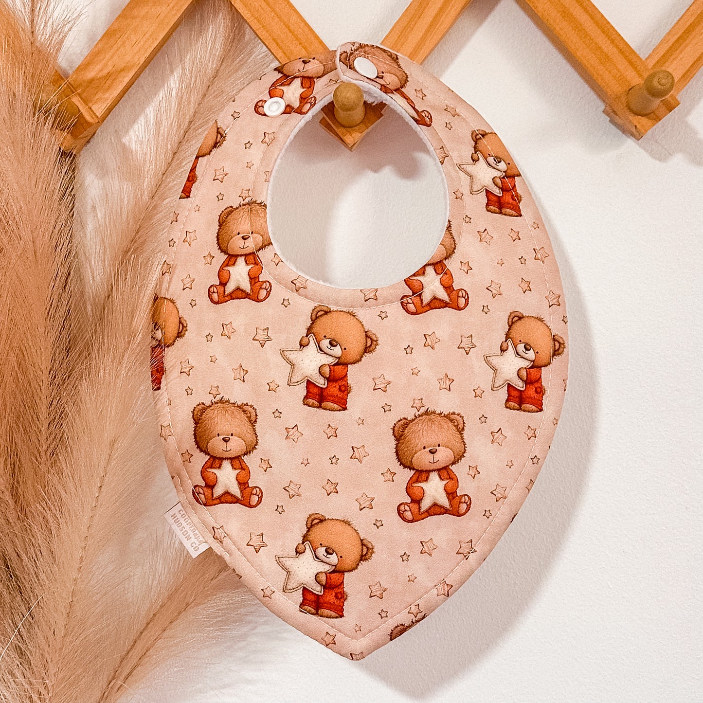 Star Teddy Bibs | Beige