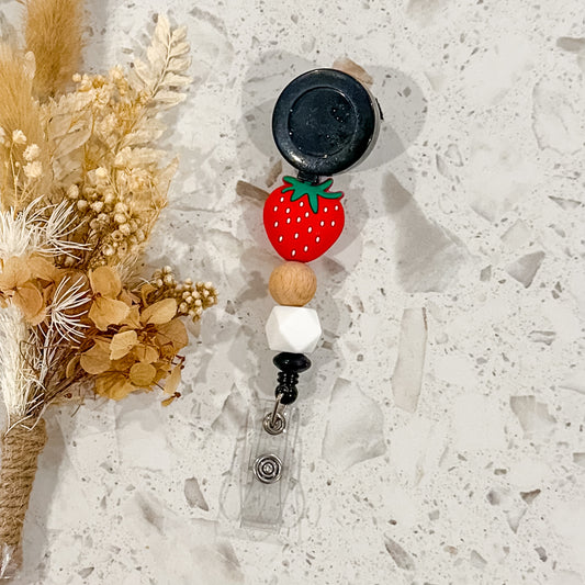 Strawberry Badge Reel