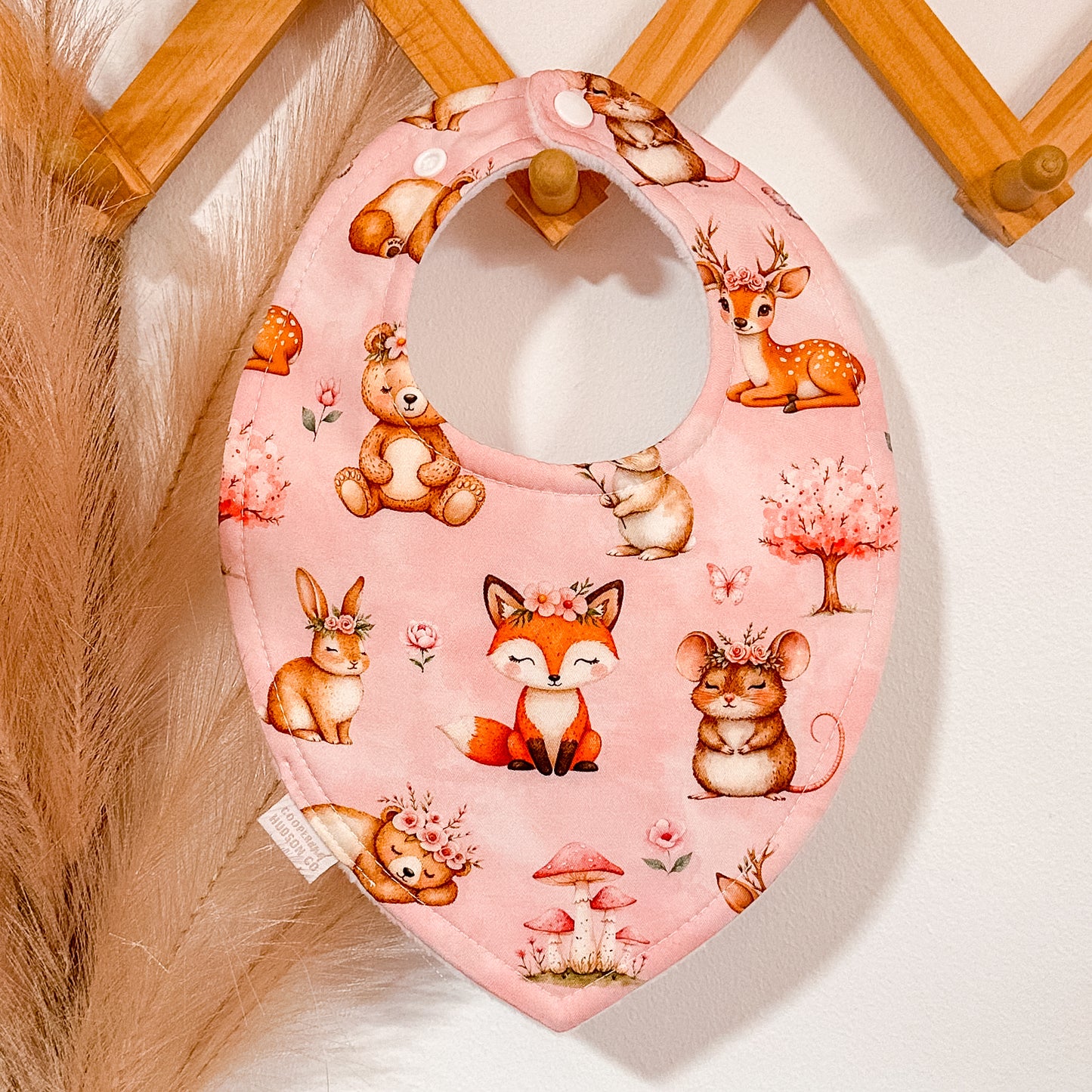 Woodland Bibs | Pink