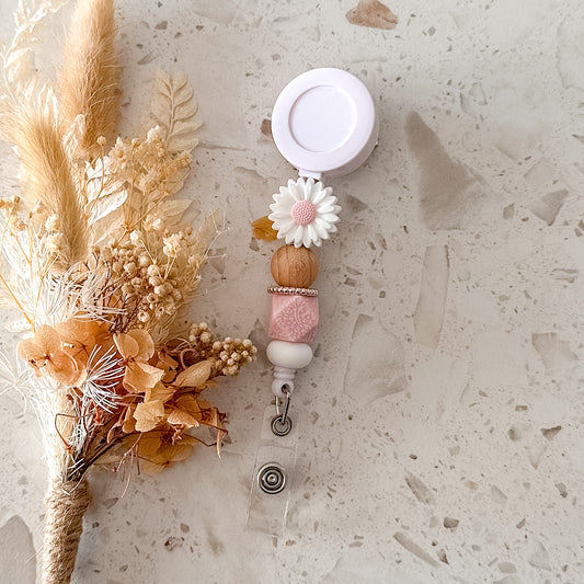 Pretty in Pink Badge Reel