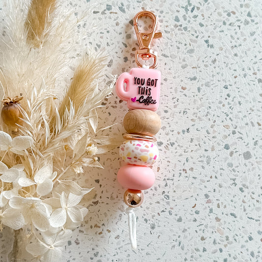 You got this 💖 Coffee Keyring