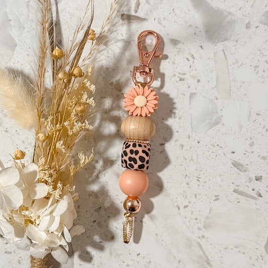 Daisy Keyring | Peach | Moo Hex