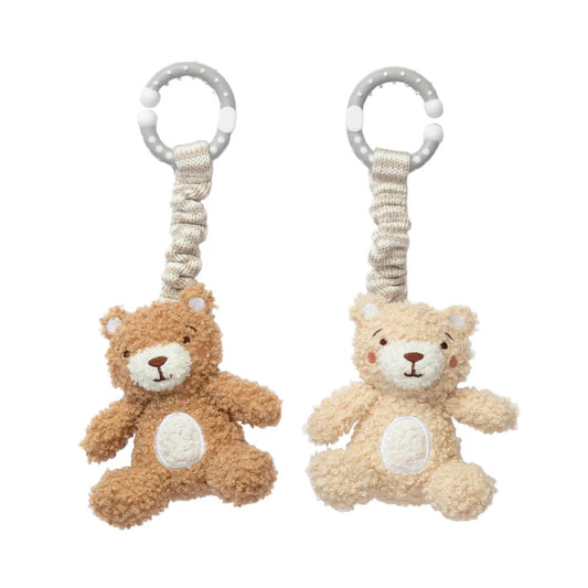 2 Pack Stroller Toys - Cuddly Bear