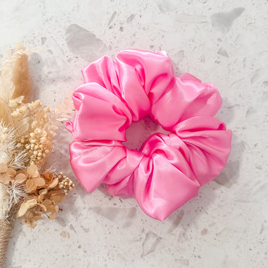 Satin Luxe Scrunchies | Pink