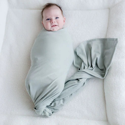 Stretchy Swaddle Baby Wrap - Sage Green