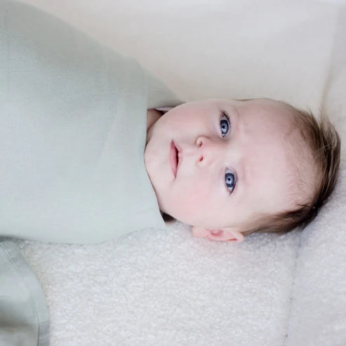 Stretchy Swaddle Baby Wrap - Sage Green