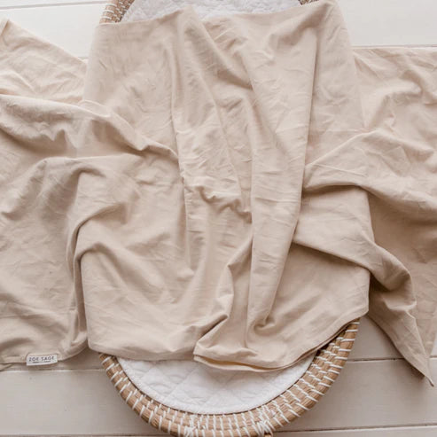 Stretchy Swaddle Baby Wrap - Oat