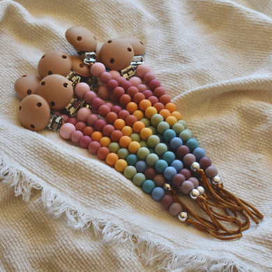 Vintage Rainbow Dummy Clips