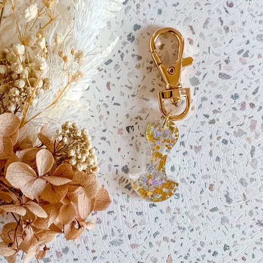 Gold|Silver Confetti Glitter Trolley Token