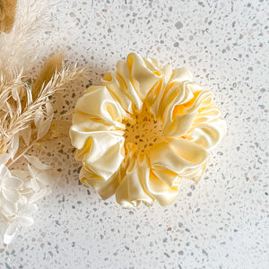 Lil Luxe Satin Scrunchies | Sunshine