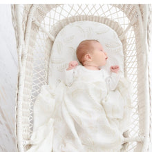 Load image into Gallery viewer, FITTED JERSEY COTTON BASSINET SHEET/CHANGE TABLE COVER - GOLD FERN