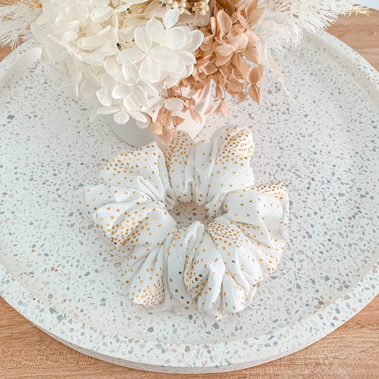 Luxe Scrunchies | Gold Foil