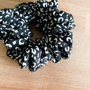 Luxe Georgie Leopard Scrunchies