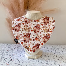 Load image into Gallery viewer, Highland Cows | Floral Arrangement Bibs