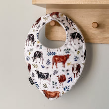 Load image into Gallery viewer, Cow Meadow Bibs